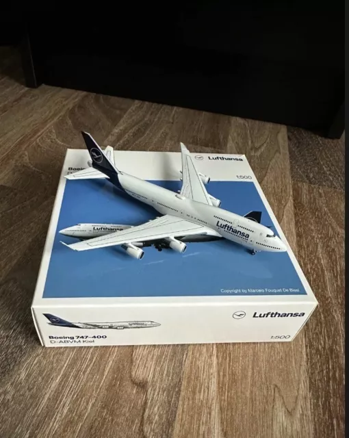 Herpa Wings Lufthansa B747-400 1:500