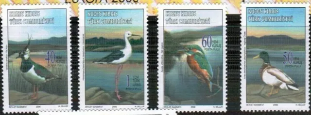 2006  - Birds  - Turkish Cyprus - Umm  Stamps
