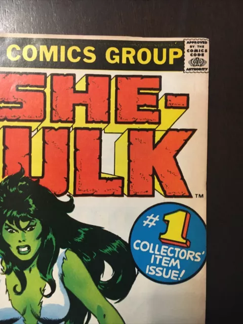 SAVAGE SHE-HULK # 1 (MARVEL COMICS 1980) NEWSSTAND ORIGIN AND 1st APP SHE-HULK 3
