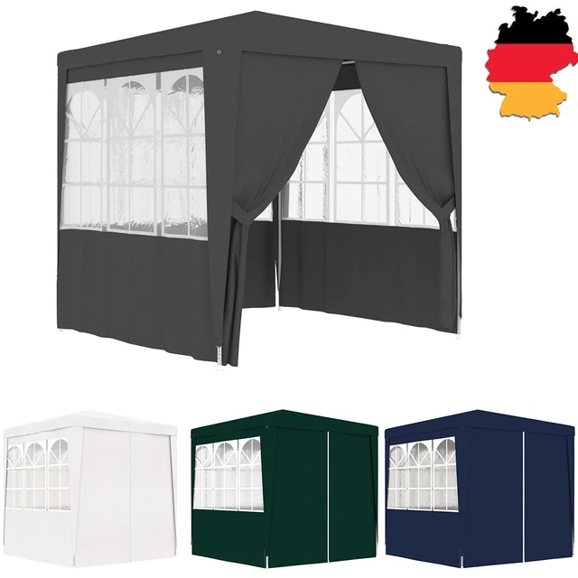 Profi Partyzelt Seitenwände 2x2m 90g/m² Garten Pavillon Festzelt mehrere Auswal