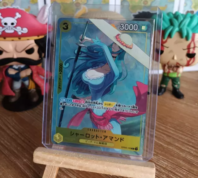 One Piece Card Game - Charlotte Almond - OP04-105 - PCC - Parralel R AA - JAPAN