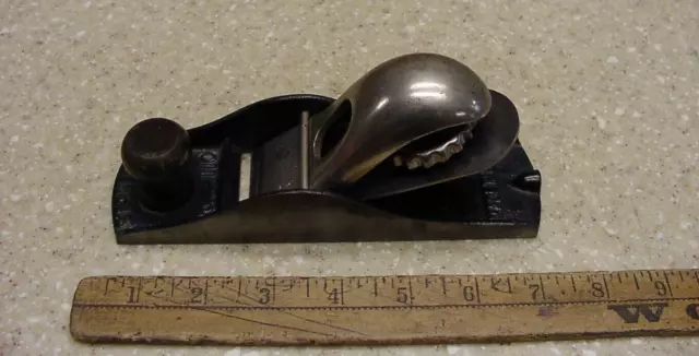 Vintage Stanley No.110 Block Plane,2" X 7",Carpenters Wood Shaving Tool,XLINT!