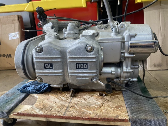 1982 Honda Gold Wing Aspencade GL1100 Engine Motor 20K Not Tested For Parts