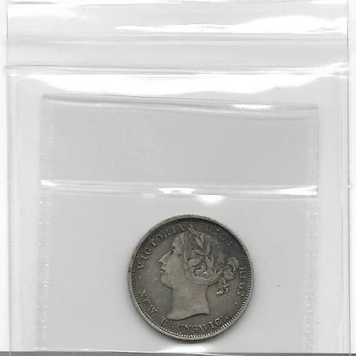 New Brunswick 1864 20¢ Coin  (Free Worldwide Shipping)