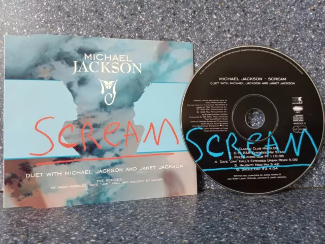 Michael Jackson Cd Maxi Single Scream The Remixes 6 Mix