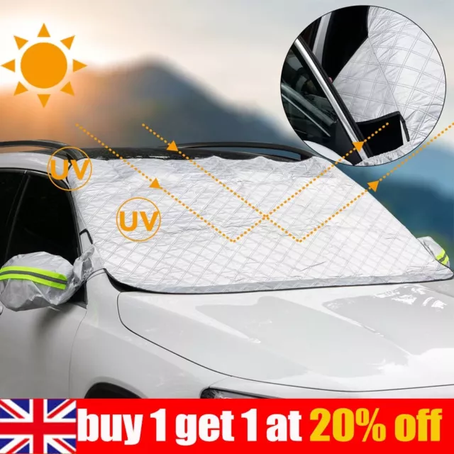 Windscreen Cover Magnetic Car Window Screen Frost Ice Large Snow Dust Protector