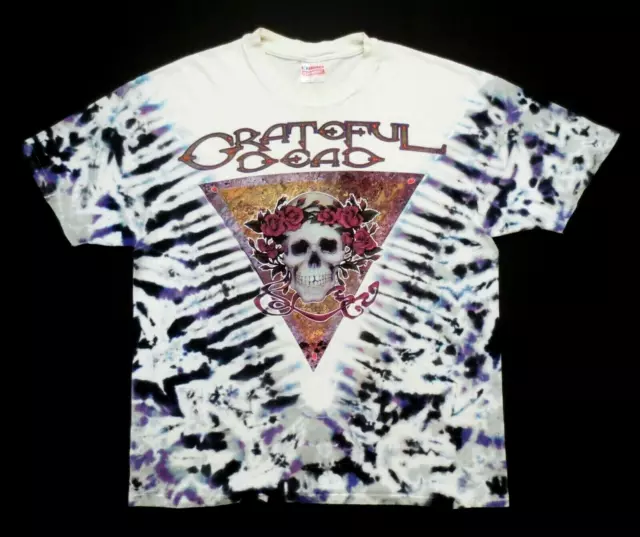 GRATEFUL DEAD SHIRT T Shirt Vintage 1991 Halloween Oakland Mikio Roses ...