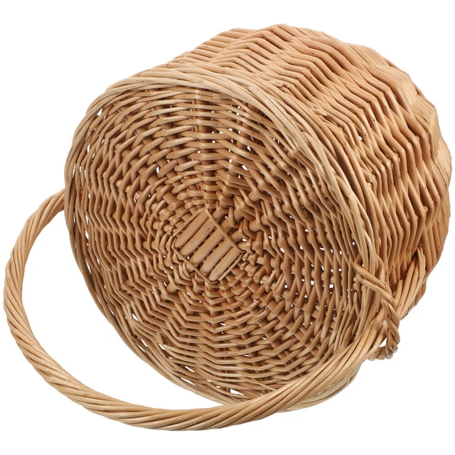 Cesti decorativi casa fiori ragazze caramelle verdure salice tessuto conservazione