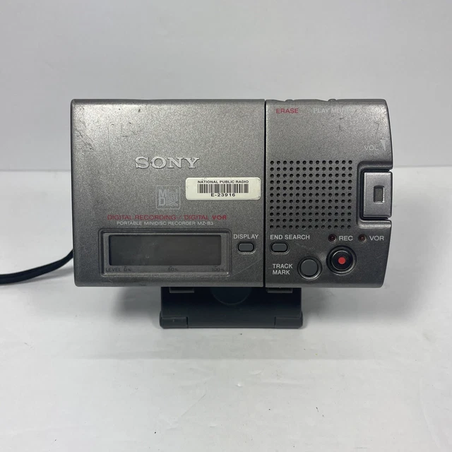 RARE VINTAGE SONY MD Walkman MZB3 Portable MiniDisc Recorder MD Player