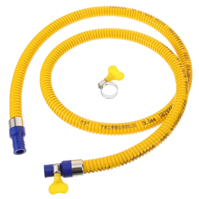 Kit Installazione Asciugatrice A Gas Everbilt 69016HD, Tubo Acciaio Inox 1/2 OD X 72 Pollici