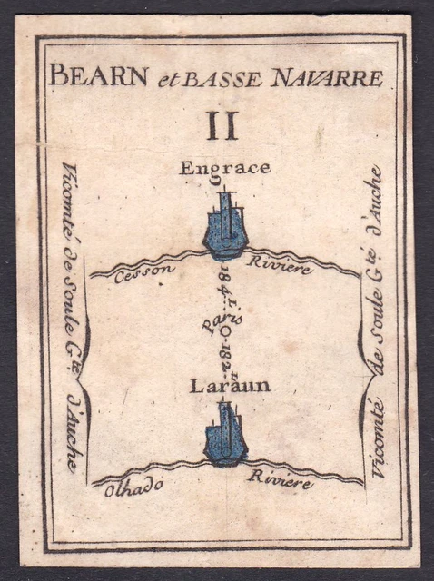 Béarn Nieder-Navarra France carte a jouer playing card cartes cards Spielkarte