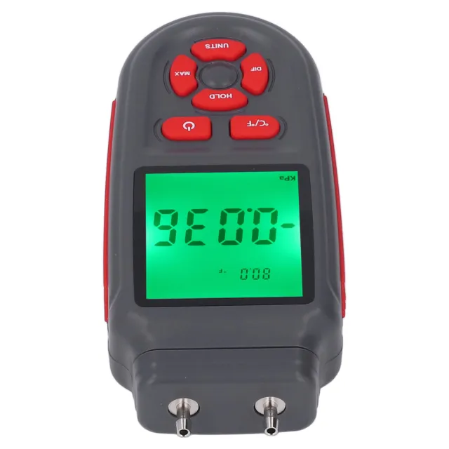 Digital Manometer ABS Portable Digital Air Pressure Meter High Accuracy For