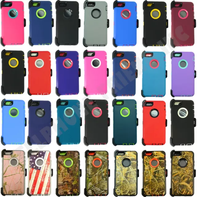 For Apple iPhone 6/6S Plus Defender Case Cover w/ Belt Clip fit Otterbox