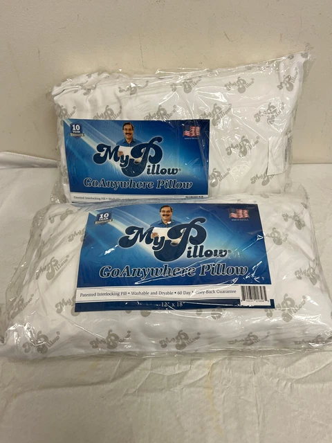 NIP new lot 2 My Pillow Go Anywhere 12x18"