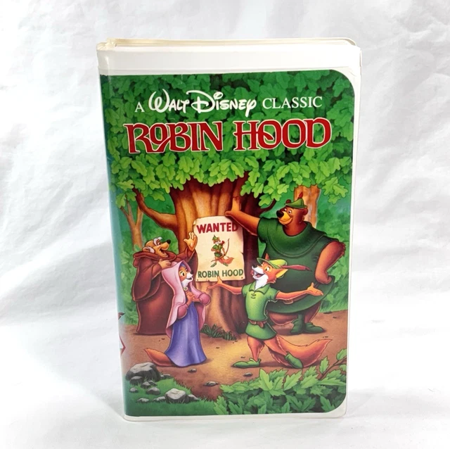 ROBIN HOOD WALT Disney Masterpiece Collection VHS BLACK DIAMOND $19.39