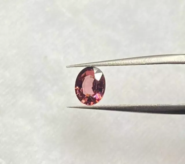 1.10 Cts Natural Untreated Earthmined Pink/Red Zircon, If Tanzania