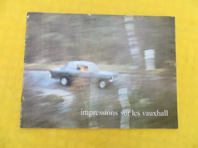 WAUXHALL - brochure publicitaire