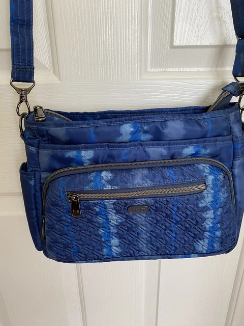 LUG Shimmy SE Crossbody/ Shoulder Bag Shibori Blue Print