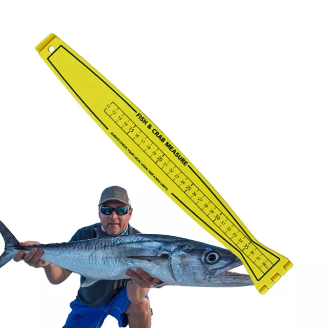 Fish Measuring Board Portable Folding Fishing Ruler Versatile Use Easy to Read