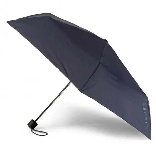 Parapluie de Poche Pliant ESPRIT Mini Slimline Manuel Bleu Marine Unisex 57203