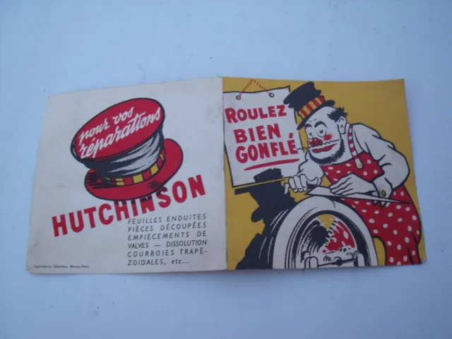 publicité vintage pub dépliant HUTCHINSON