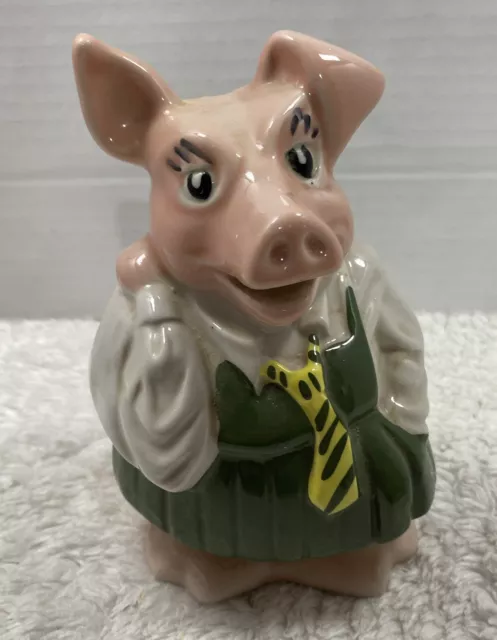 Vintage Genuine NatWest Annabel Pig Money Box and No Stopper Wade England