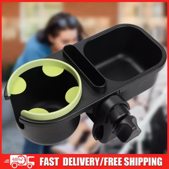 3 in 1 Universal Stroller Cup Holder Cup Holder Non Slip for Baby Buggy and Bike