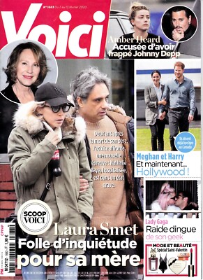 JOHNNY DEPP mai 2022 VOICI  N° 1798 JIM BAUER COTILLARD AMBER HEARD 