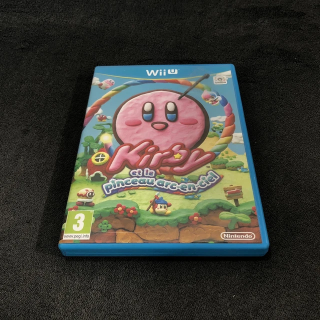 Nintendo Wii U Kirby et le Pinceau Arc-en-ciel FRA CD état neuf