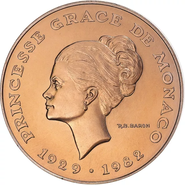 [#340562] Coin, Monaco, Princesse Grace, 10 Francs, 1982, Monnaie de Paris, ES,