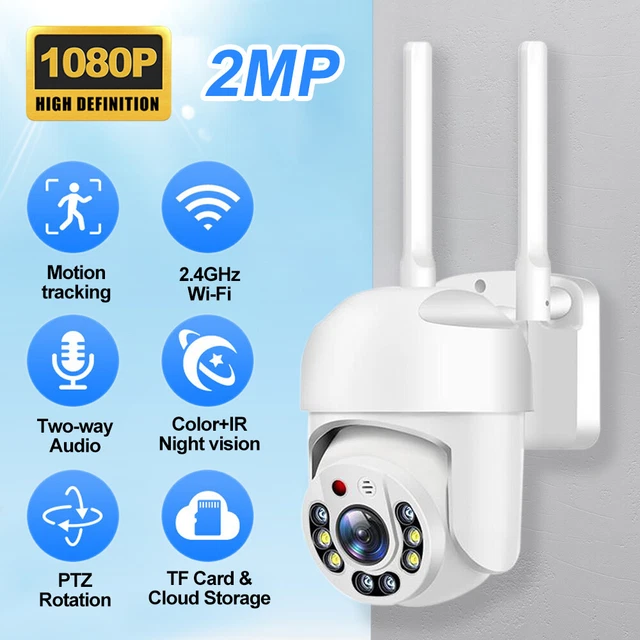 YCC365 PLUS WIRELESS Camera WiFi 1080P PTZ IP Camera Home Surveillance ...