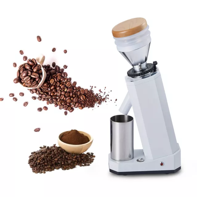 Automatic Coffee Bean Grinder Electric Titanium Alloy Conical Burr Grind Mill