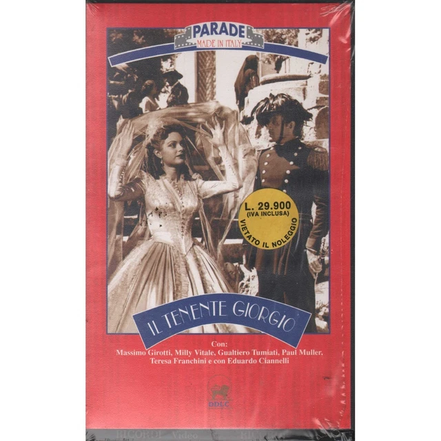 Vhs Mathatazz IL TENENTE GIORGIO VHS Raffaello Matarazzo Univideo - PAR167 Sigillato ...