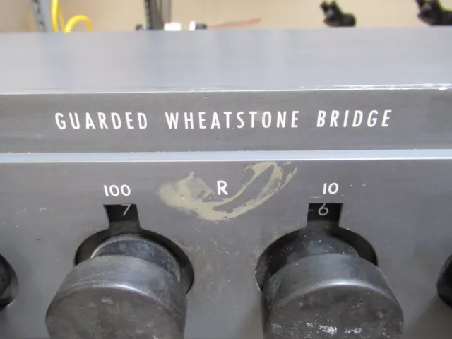 Leeds & Northrup Guarded Wheatstone Bridge 4232-B Resistance As Pictured &Tc-4 Leeds & Northrup Guarded Wheatstone Bridge 4232-B Resistance As Pictured &Tc-4