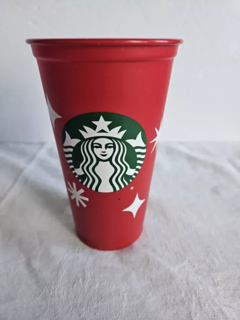 Starbucks 2022 Reusable Holiday Red Cup 25th Anniversary -Limited Edition