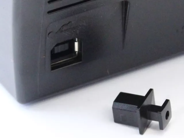 Schutz Stecker/Kappe (Staub/Schmutz/Feuchtigkeit) für USB B-Buchse, 2 Stück