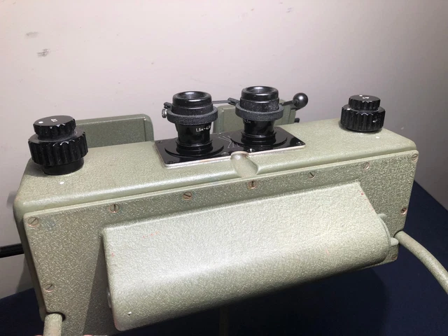 Vintage Old Delft Scanning Stereoscope For  Military Or Forestry Mapping 1950'S 10