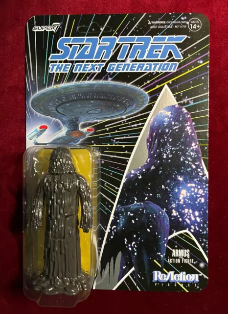 Super7 ReAction Star Trek the Next Generation ARMUS Skin of Evil Action Figure