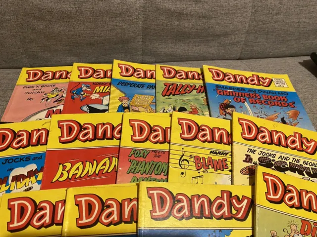 Dandy  Comic Library  Collection 19 Copies   VGC 1980's 2