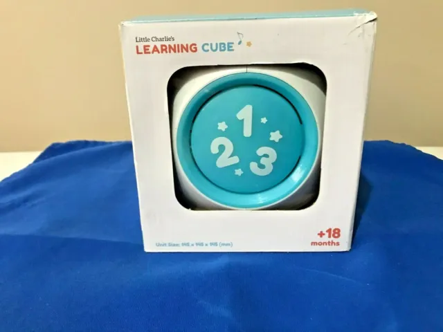 Little Charlie's Edu box Learning Cube for Infants, Toddlers Kids, New in Box