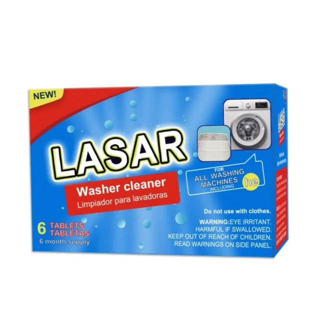  LASAR Natural Multi-Purpose Washing Machine Cleaner 6 Tablets