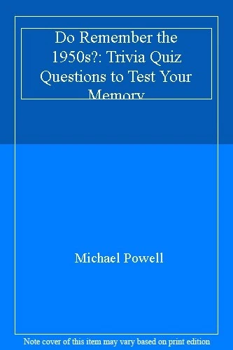 DO REMEMBER THE 1950s?: Trivia Quiz Questions to Test Your Memory ...