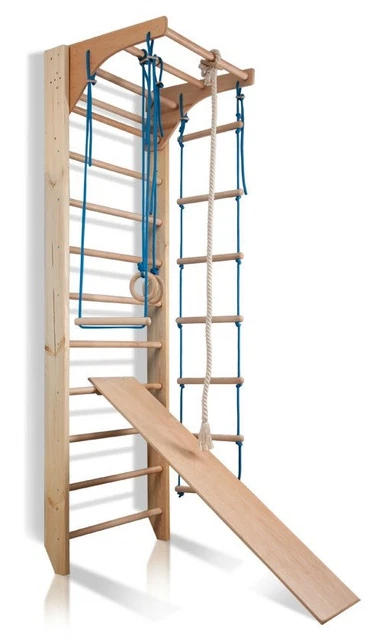 Espalier Suédois Junior-color Pour Enfants - Terrain De Jeu Et Divertissement à Domicile - NEUF