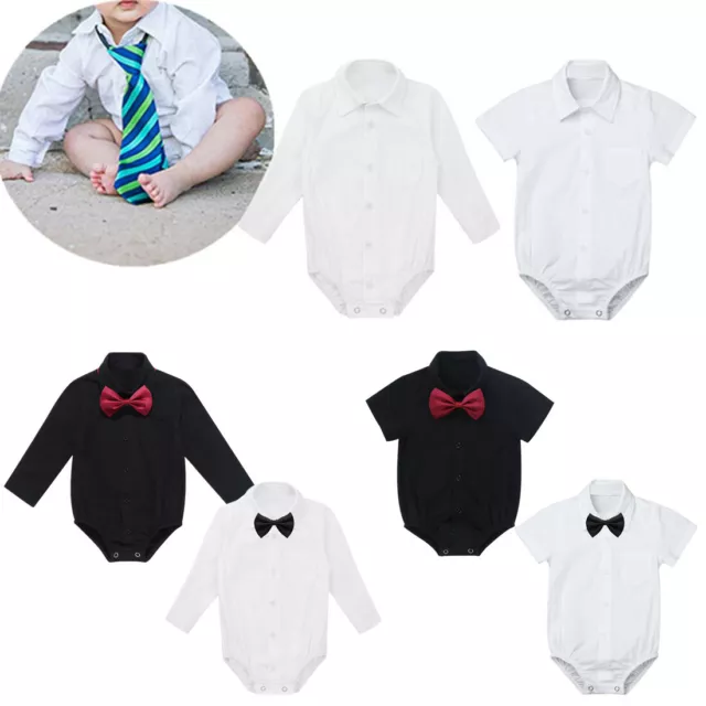 Abito bambino bambino camicia bambino gentiluomo fiocco abito formale festa abiti