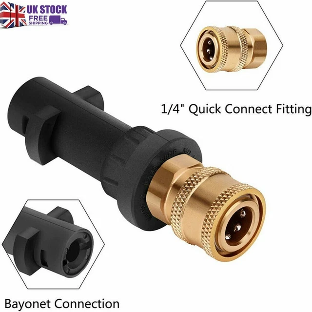 Rondelle Pression Adaptateur 140℉ 3000 Psi Rapide Brancher Standard Connecteur