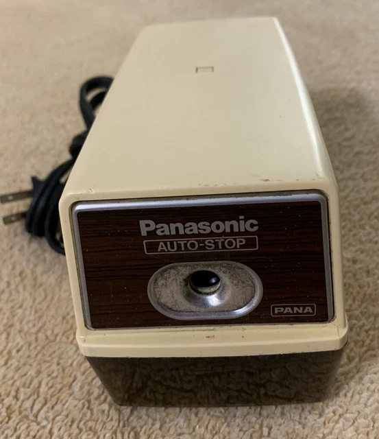 VINTAGE PANASONIC AUTOSTOP Electric Pencil Sharpener KP100N Tested