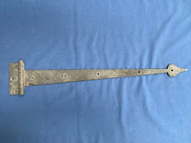Vintage Iron Barn Shed Gate Door Strap Hinge 19 3/8"