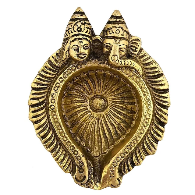 Ensemble Panchapatra En Laiton Traditionnel - Pour Rituels Pooja, Temple - Taille 7 Cm