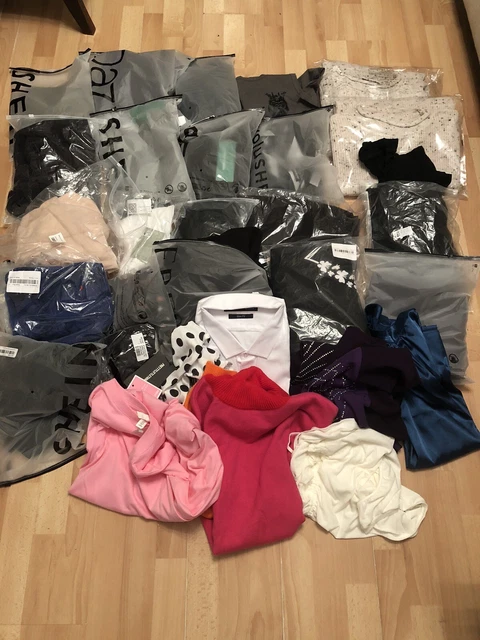 Job Lot Of 30 New Ladies Clothing  Phase eight H&M Boohoo Primark PLT Shein Etc 2