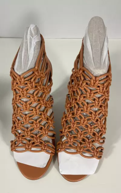 Vince Camuto Women's Footwear VC-Ambrina Tan Braided High Heel Sandal Heeled 8M